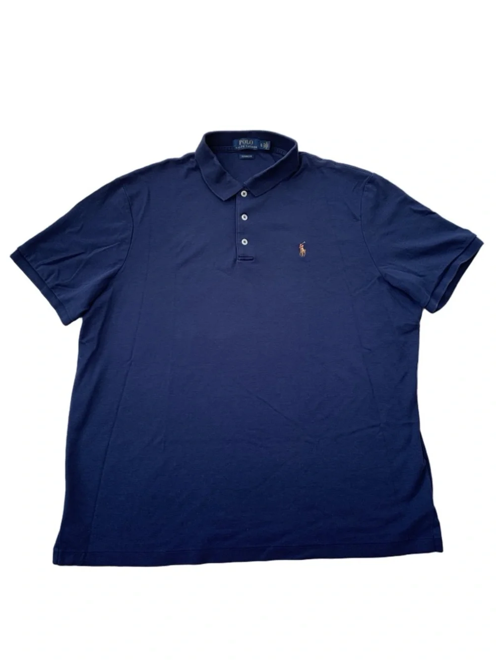 Polo Ralph Lauren Men’s Size Extra Large XL Navy Jersey Polo Shirt Classic Fit